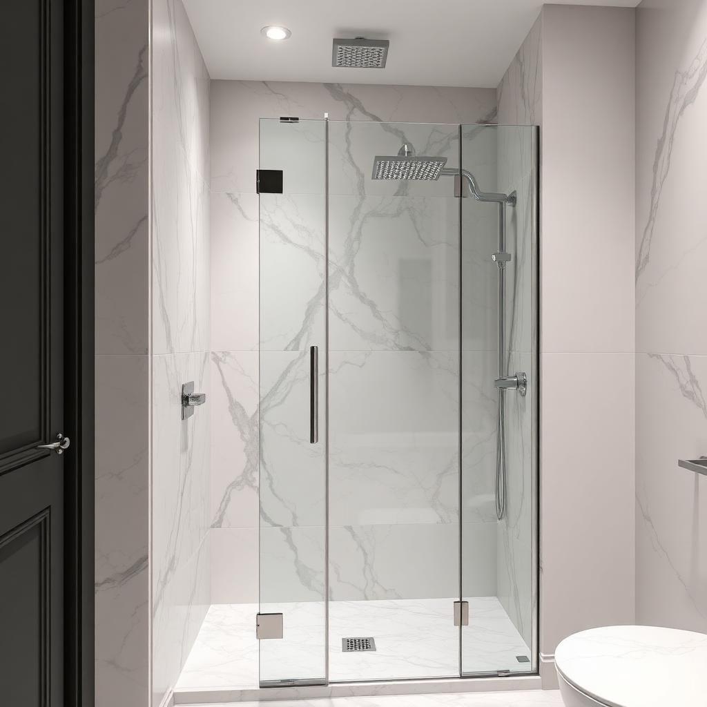 Douche en marbre