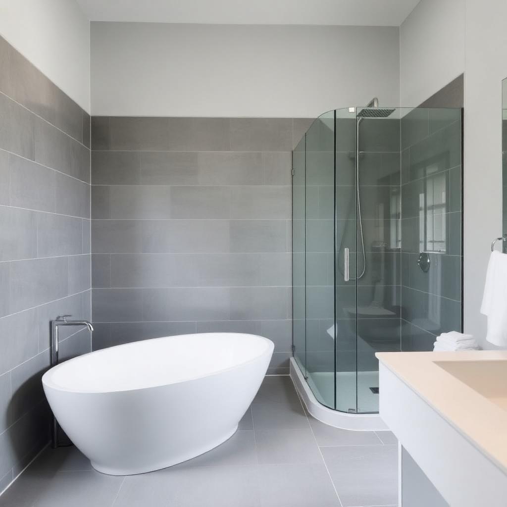 Salle de bain contemporaine
