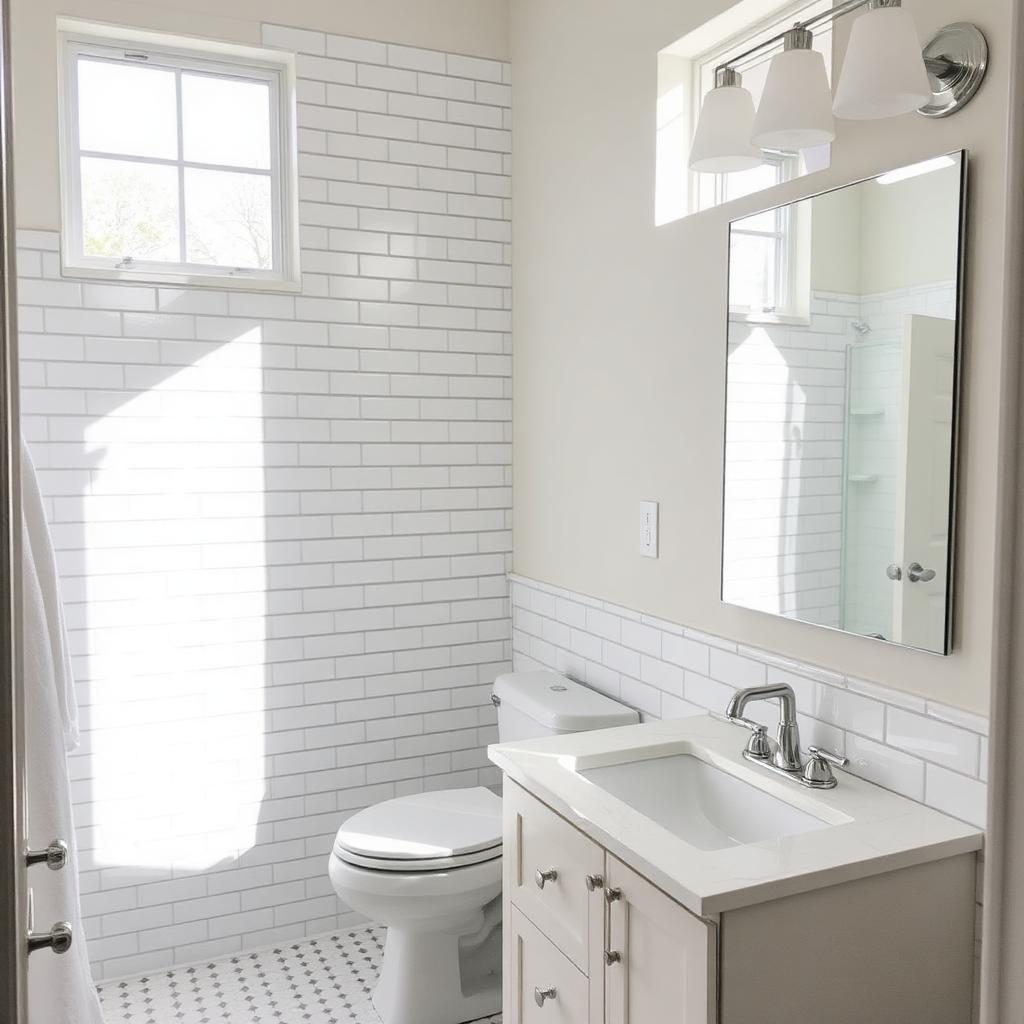 Salle de bain rénovée